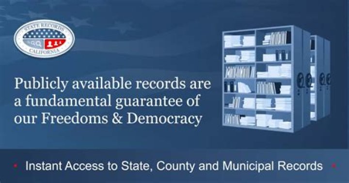 Are birth records public in California?