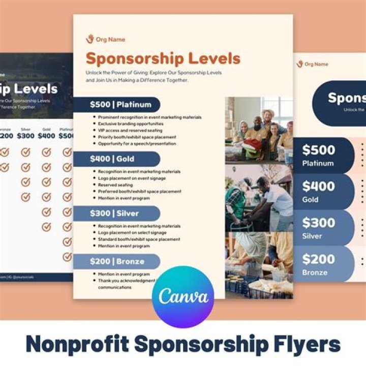 Can a 501c3 have sponsors?
