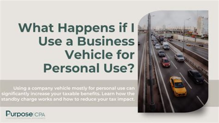 Can I use a business vehicle for personal?
