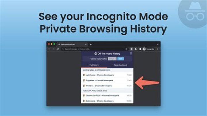 Can private search history be found?