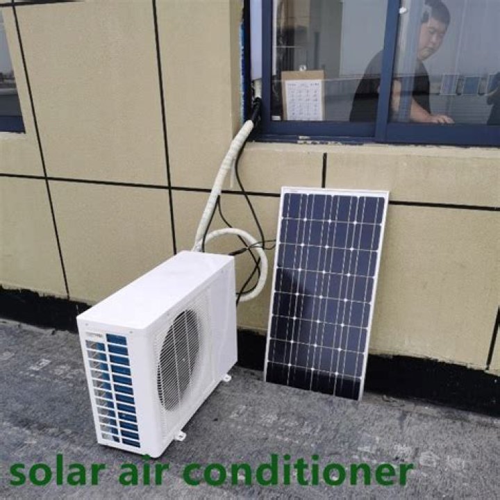 Can you run air conditioner off solar panels?