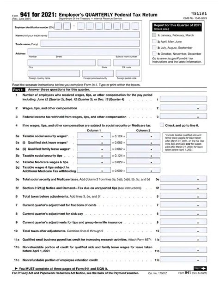 Do I need to file monthly 941 if no payroll?