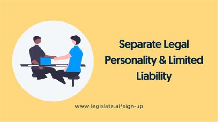 Do limited partnerships have separate legal personality?