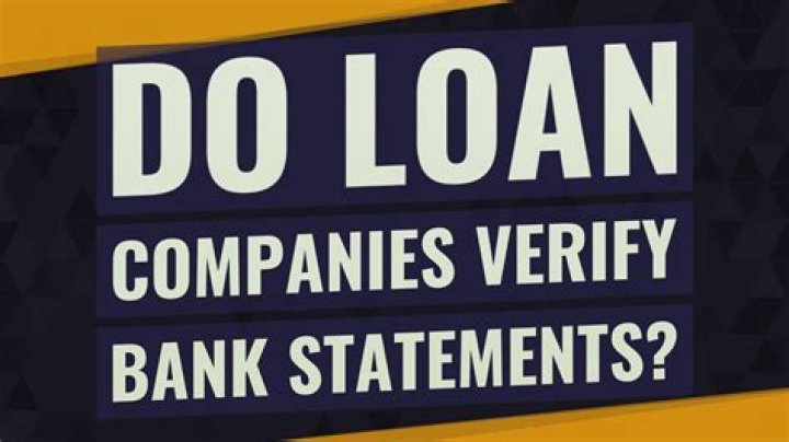 Do loan companies check your income?