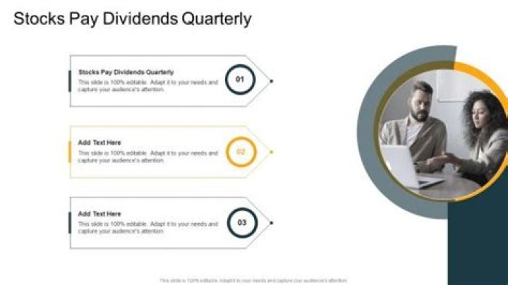 Do stocks pay you quarterly?