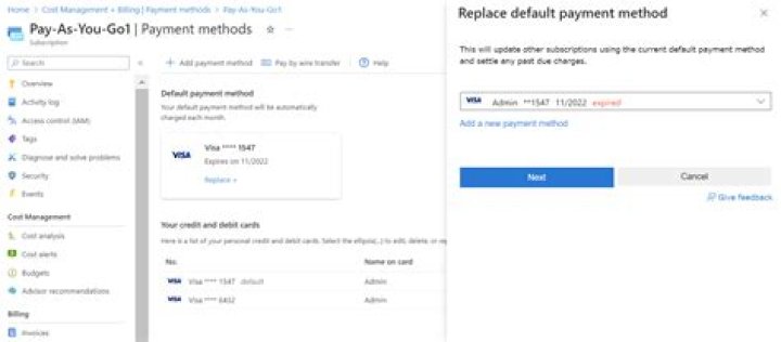 How do I change my payment method on TaxAct?