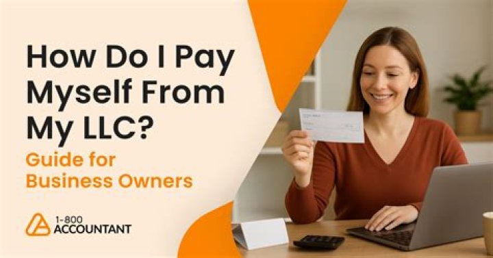 How do I pay myself in a single member LLC?