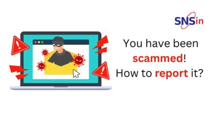 How do I report someone who scammed me?