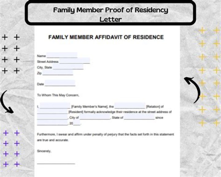 How do you prove residency change?