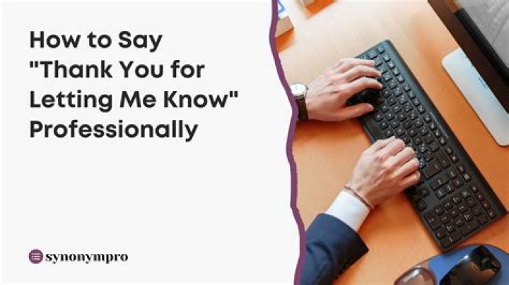 How do you say thank you professionally for asking?