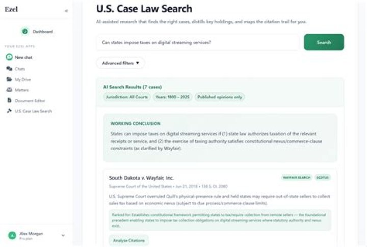 How do you search international case law?