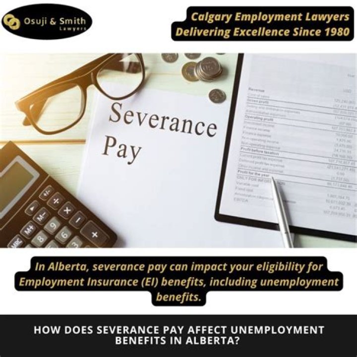 How does a severance package affect unemployment?