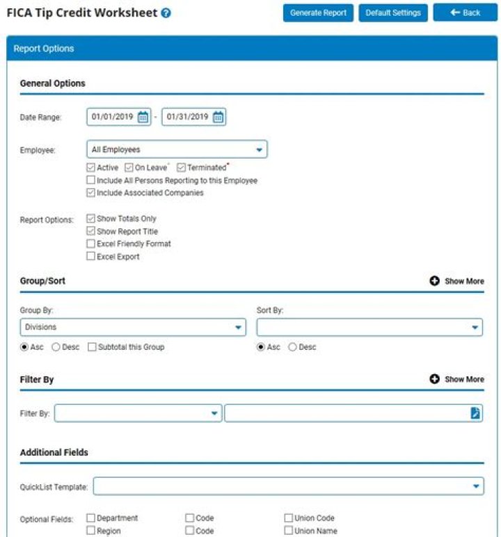 How does FICA tip credit work?