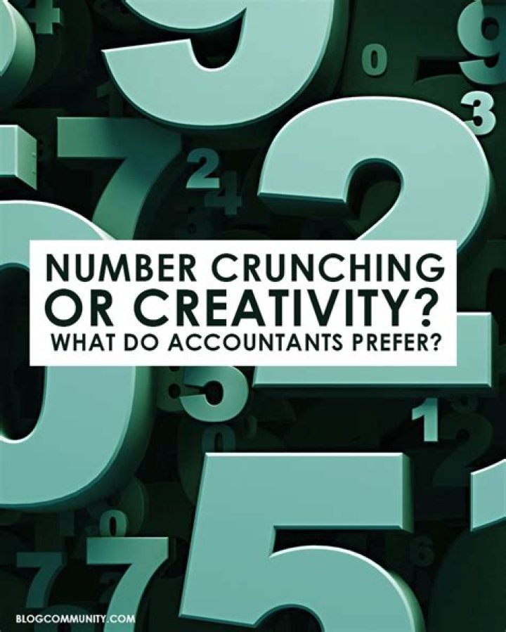 Is accounting just number crunching?