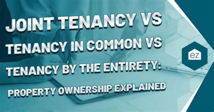 Is joint tenancy and co ownership the same?