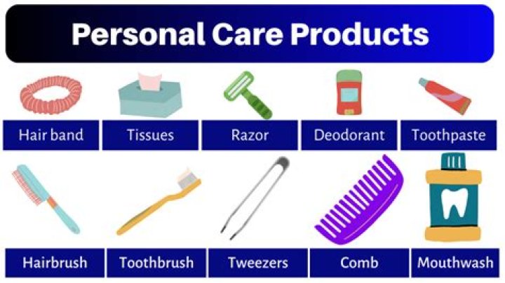 What are the examples of personal care products?