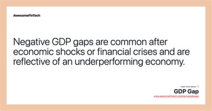 What causes negative GDP growth?