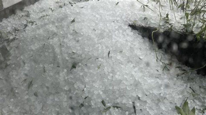 What happened as a result of the hail storm?