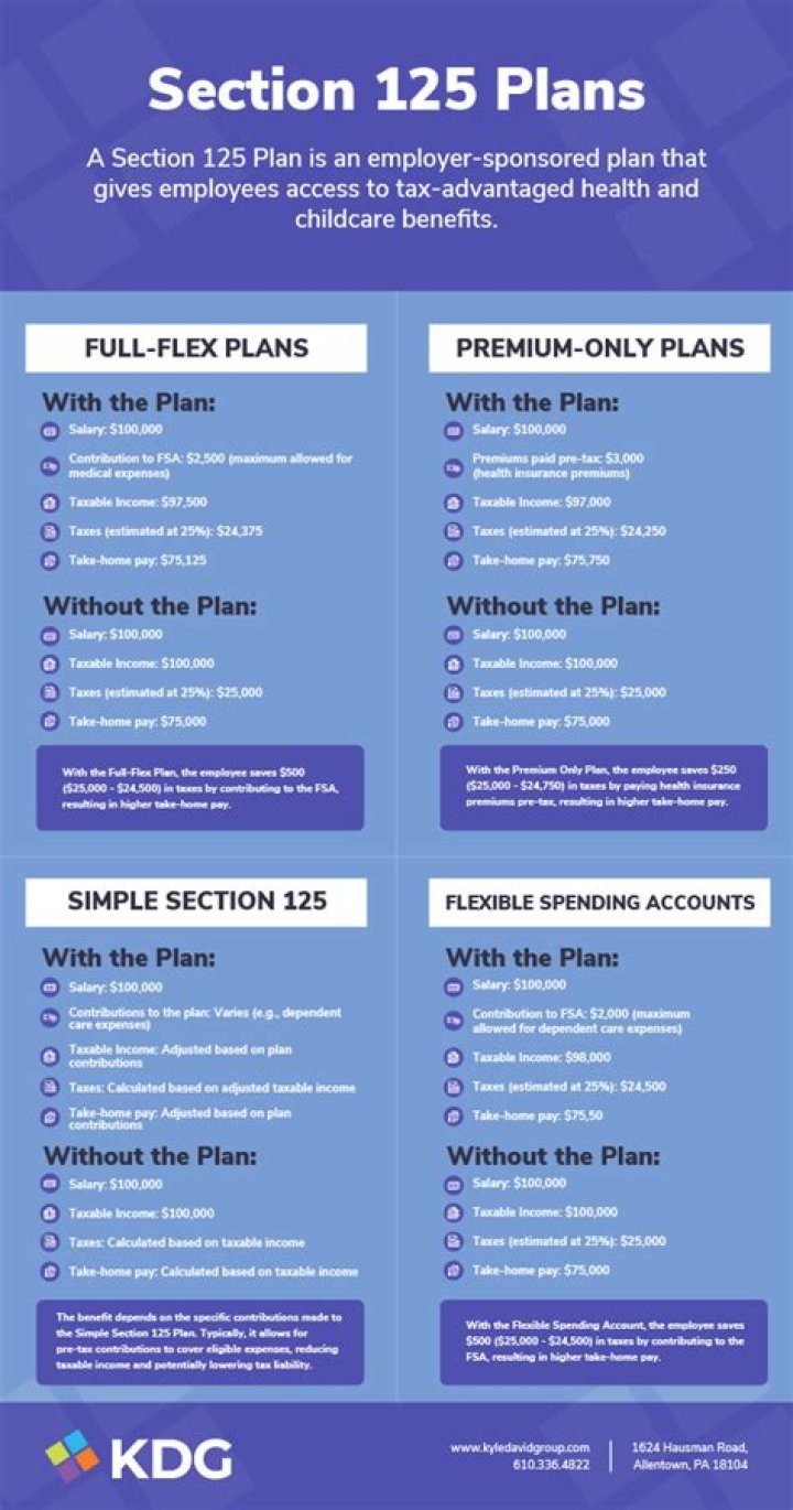 What is a Section 125 POP plan?