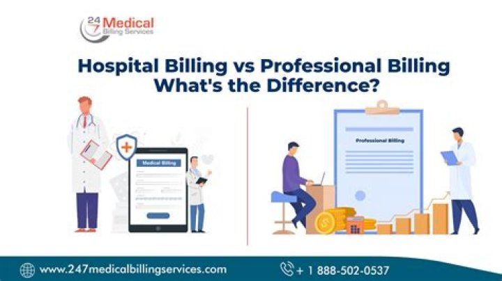 What is professional billing in healthcare?