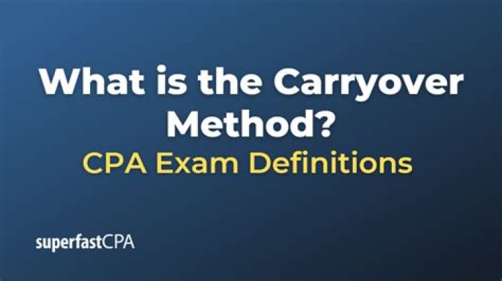 What is the carryover rate?