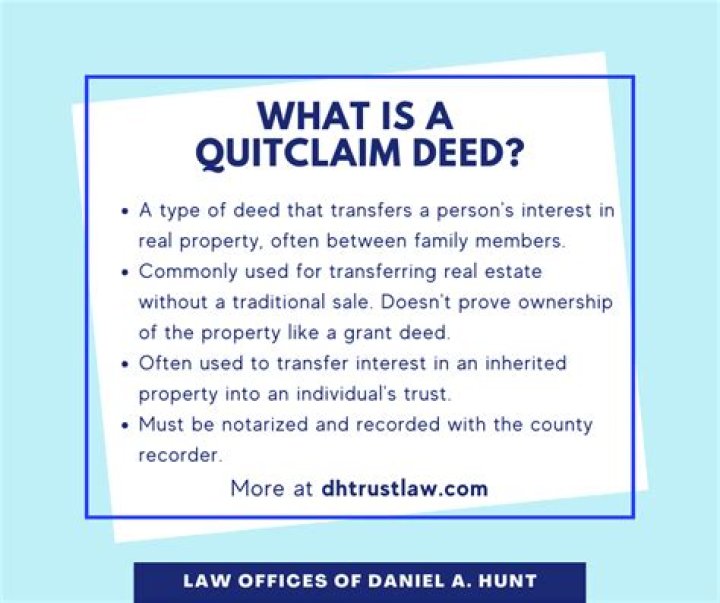 What is the difference between quitclaim and quitclaim?