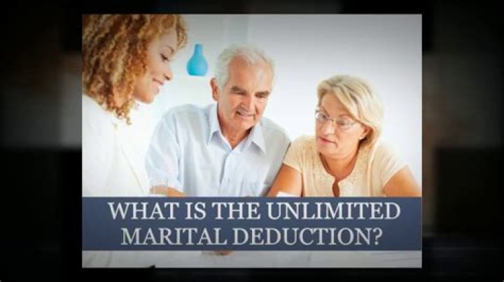 What is unlimited marital deduction?