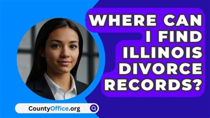 Where can I find Illinois divorce records?