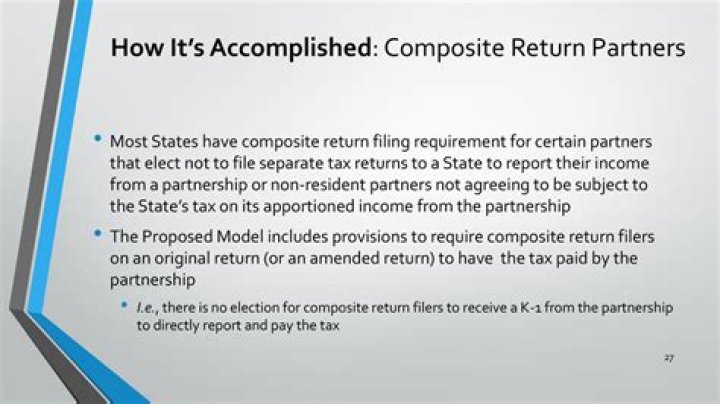 Who files a composite return?