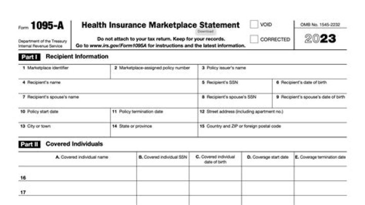 Who is eligible for 1095-A?