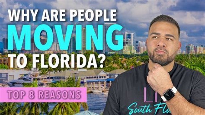 Why are people moving to Jacksonville Florida?